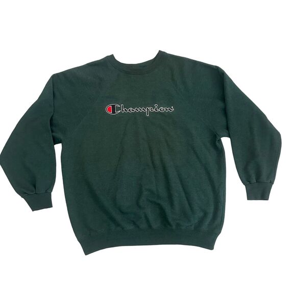 Champion Other - Vintage Champion Reverse Weave Sweater Mens XL Green Made In USA Pullover